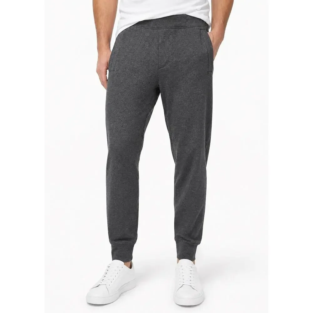 Lululemon Men’s Gray Jogger Pants Athletic Performance Sweatpants Size Large